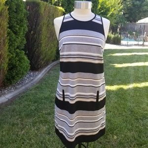 Striped Jersey Tank Dress by PREMISE